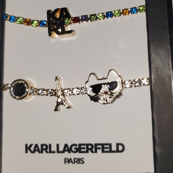 KARL LAGERFELD SET OF 2 BRACELETS NIB - Picture 5 of 5